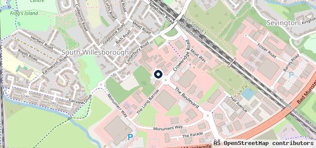 Map showing the location of JCB Van Service Centre Ashford
