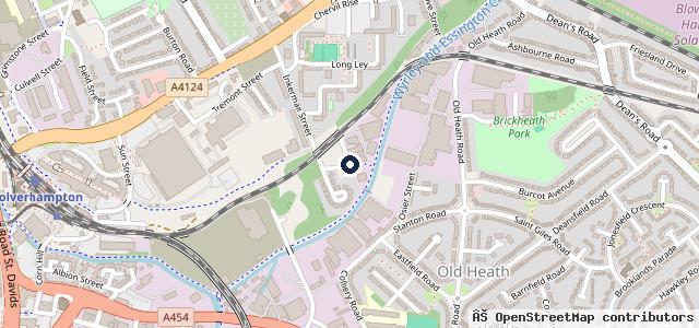 Map showing the location of Bridge Garage
