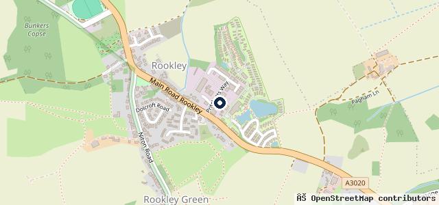 Map showing the location of Hilliers MoT Centre & Garage Services