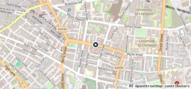 Map showing the location of Wash Doctors Valeting Liverpool