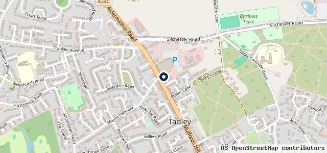 Map showing the location of Anchor Cars Tadley | Tadley