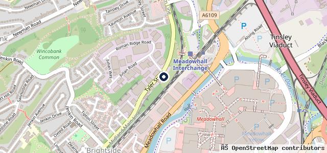 Map showing the location of JM Motors