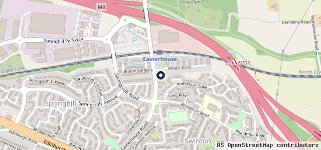 Map showing the location of Central Car Auctions | Glasgow