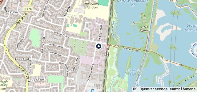 Map showing the location of Fast Fit Tyre & Exhausts Systems Ltd