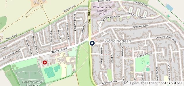 Map showing the location of Autovets Brighton - German, and Sports Car Specialists