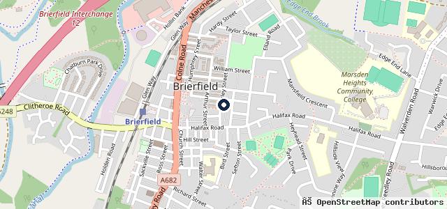 Map showing the location of Overleigh Cars & Van Recovery Transport