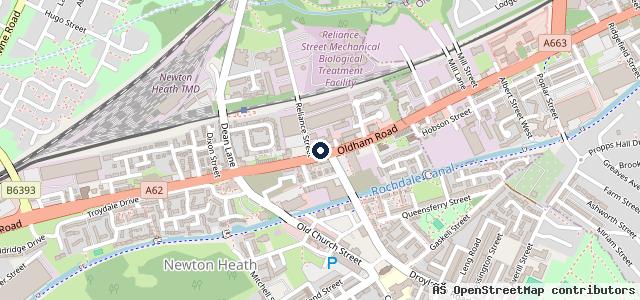 Map showing the location of Bees hand carwash Valeting services Ltd
