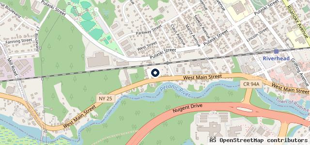 Map showing the location of Twin Fork Automotive