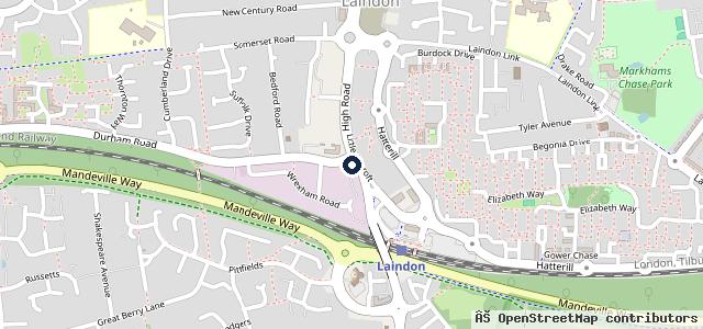 Map showing the location of B B G Services