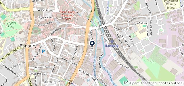 Map showing the location of Banbury Car Clinic Ltd