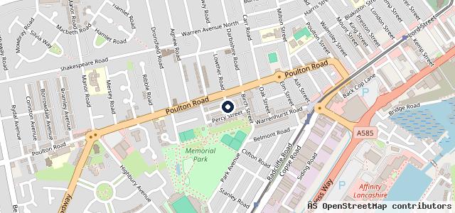 Map showing the location of James Jackson's Central Garage Ltd Castrol Service