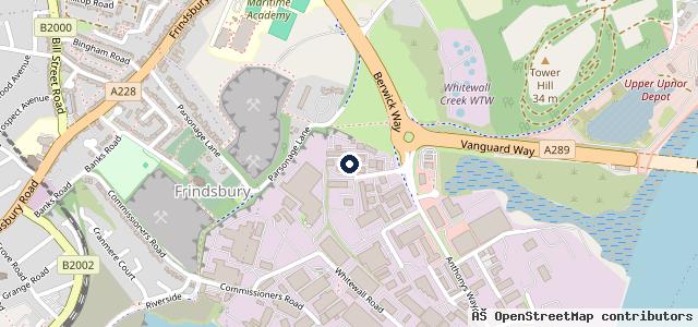 Map showing the location of WJ King Group | Rochester