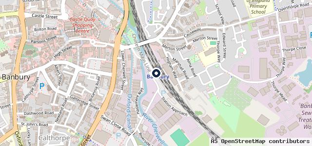 Map showing the location of Banbury MOT & Auto Repair Centre