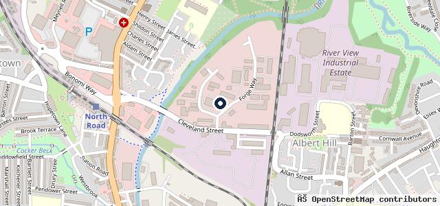 Map showing the location of BVS (Bowes Vehicle Specialist)