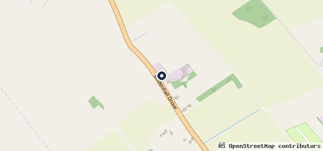 Map showing the location of Kenny Hill Dog Adventure Park | Bury St. Edmunds
