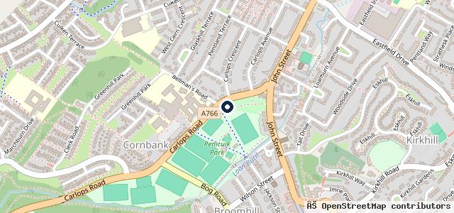 Map showing the location of Penicuik Motor Company | Edinburgh