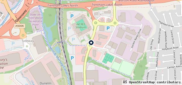 Map showing the location of Johnsons Cars