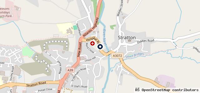 Map showing the location of North Cornwall Motorcycles | Bude