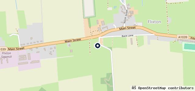 Map showing the location of Redgate Garage