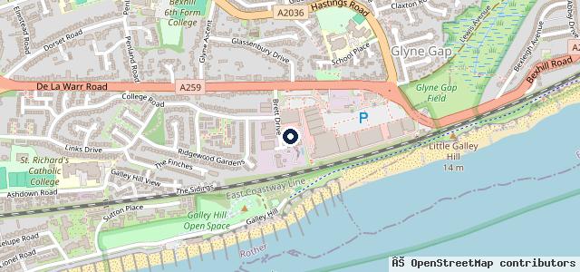 Map showing the location of MK Motor Services