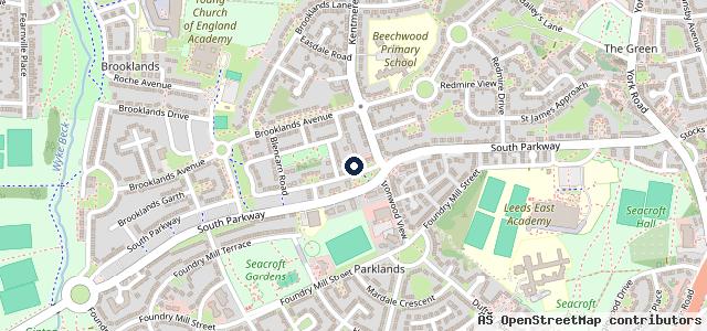 Map showing the location of Luxe Mobile Valeting