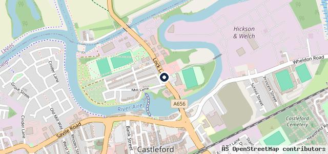 Map showing the location of Riverside Car Sales / MOT Centre | Leeds