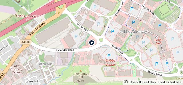Map showing the location of Bristol Audi