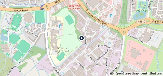 Map showing the location of Newport Mazda