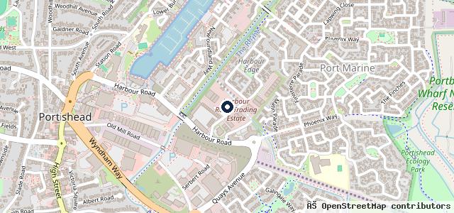 Map showing the location of Harbour Garage