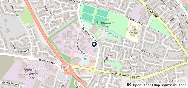Map showing the location of I & K Motors