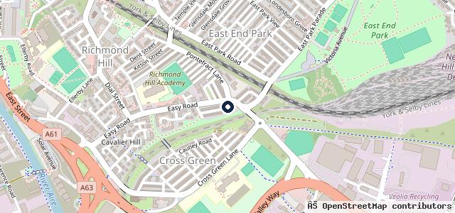 Map showing the location of Steve's Auto Centre