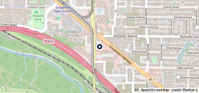 Map showing the location of Scanrite Auto Repair Dba 128 Auto Service Centre
