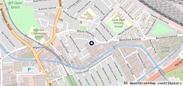 Map showing the location of Abbey M O T