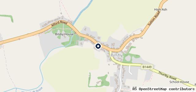 Map showing the location of Hall Motor Services Ltd