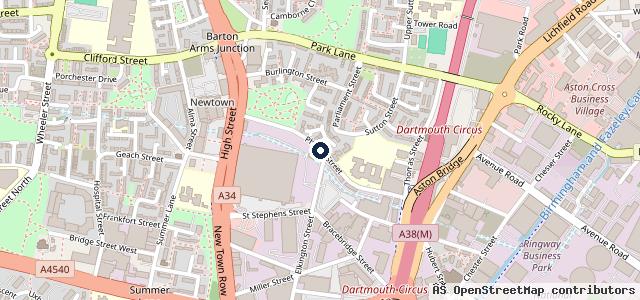 Map showing the location of Raes Mot & Service Centre