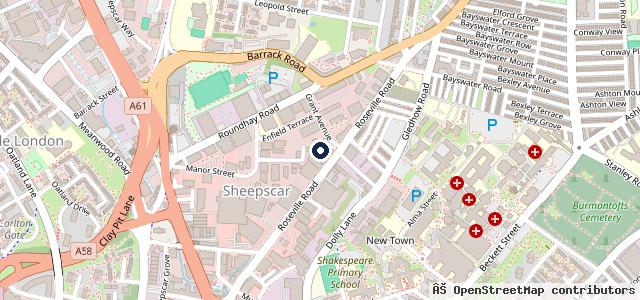 Map showing the location of BN Works