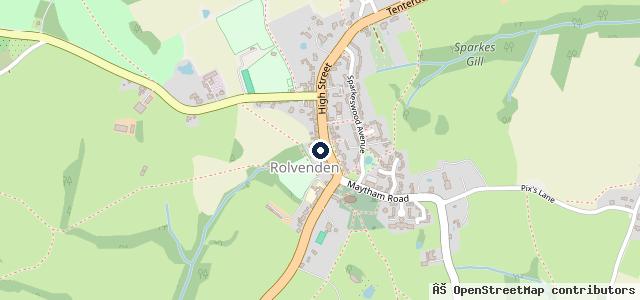 Map showing the location of Cornex Garage