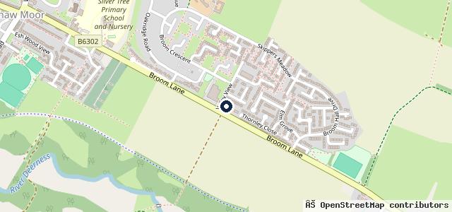 Map showing the location of Ushaw Moor Car Sales