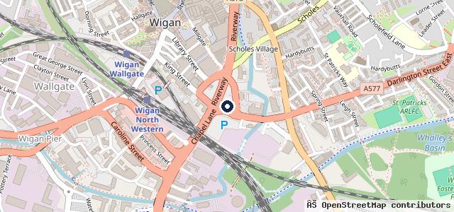 Map showing the location of Riverway Motor Cycles