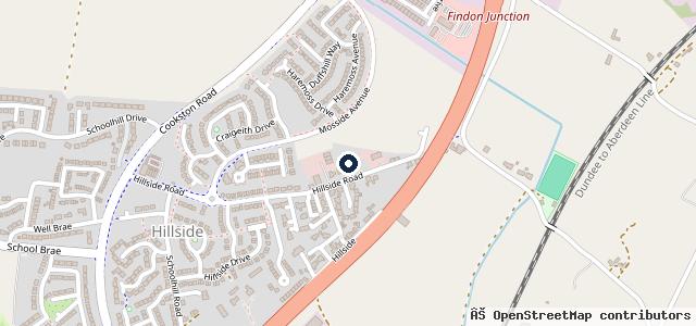 Map showing the location of Coull Cars