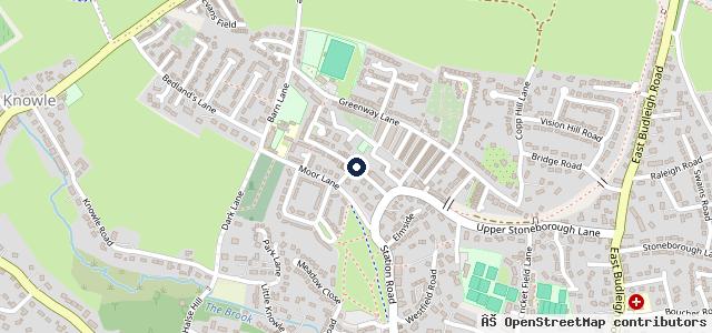 Map showing the location of Clinton Garage