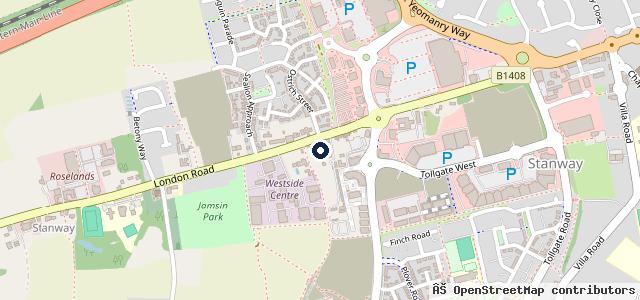 Map showing the location of BKT Motor Services Ltd | Colchester