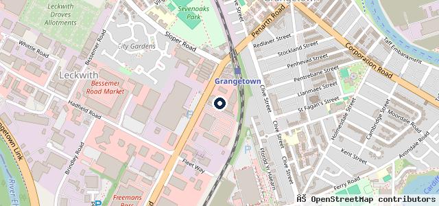 Map showing the location of Fordthorne | Cardiff