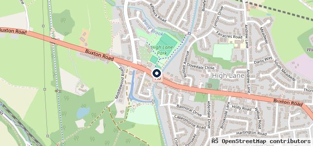 Map showing the location of Hillcrest Garage Ltd