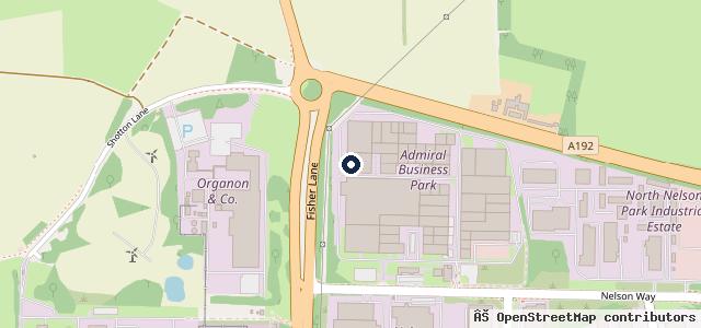 Map showing the location of TW AutoCare
