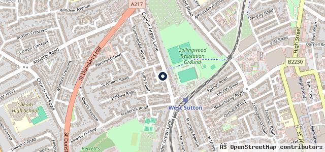 Map showing the location of Tms