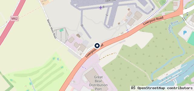 Map showing the location of Airport garage Eccles