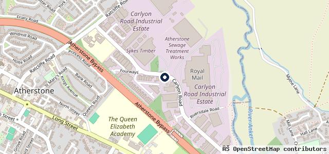 Map showing the location of Autopoint Mot Centre Ltd