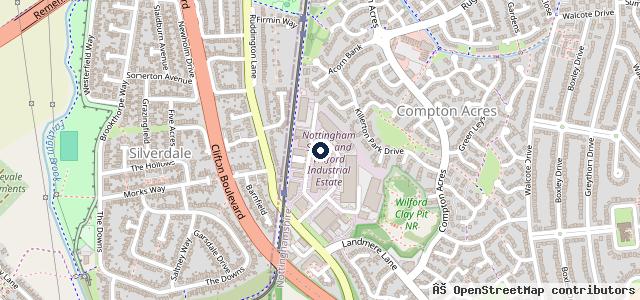 Map showing the location of Camamile & Hay Accident Repair Centre