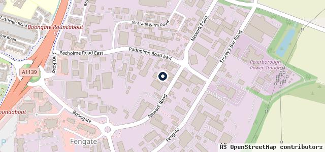Map showing the location of Carter Automotive Services